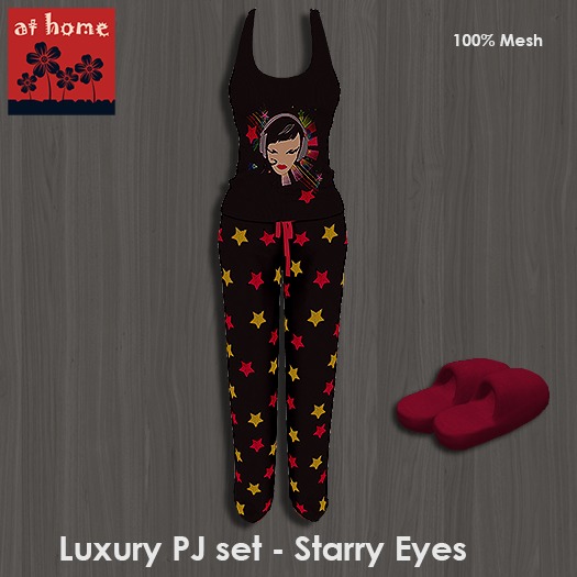 AtHome- Luxury PJ set -Gothic Princess