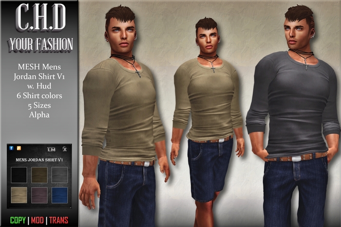 [C.H.D] Mens Mesh Jordan Shirt V1