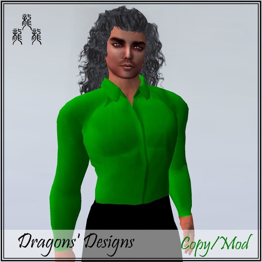 green dress shirt-Dragons'