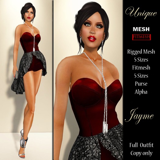 **SD**Jayme Red Dress Outfit   BSM