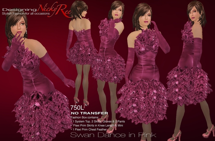 Nicky Ree Swan Dance Dresses in Pink