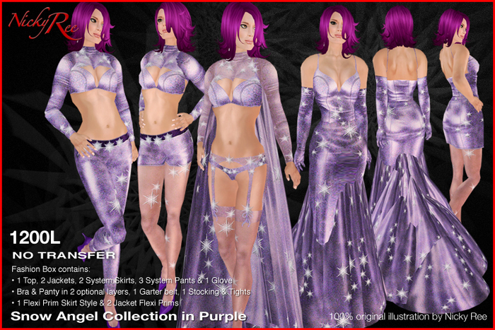 *DNR* Snow Angel Collection in Purple