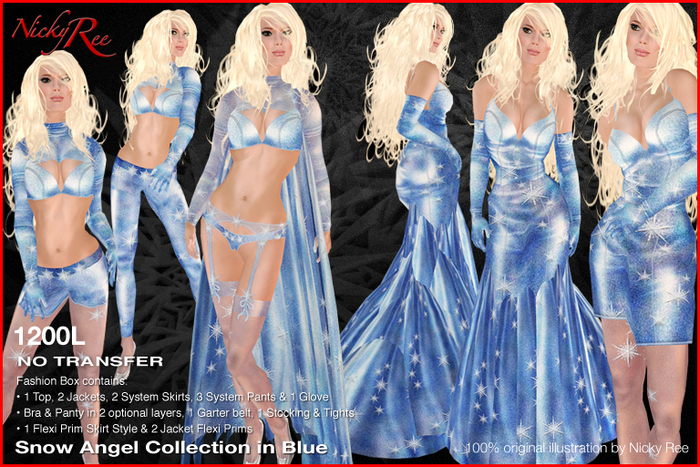 *DNR* Snow Angel Collection in Blue