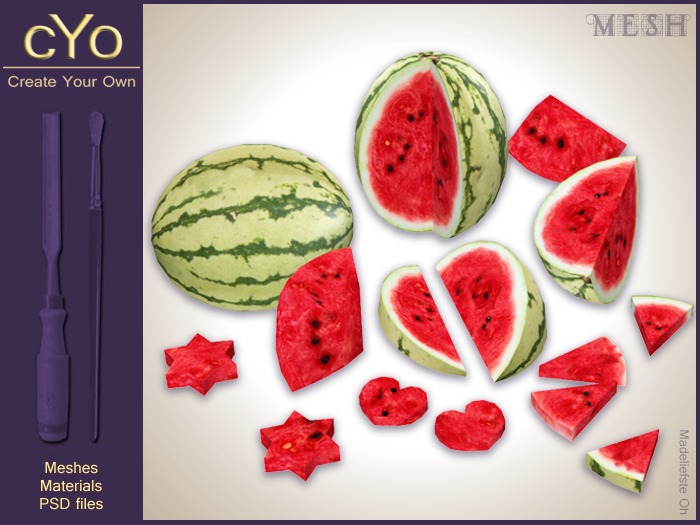 cYo Watermelon Pack | Paquete de la sandía, mala permisos completos