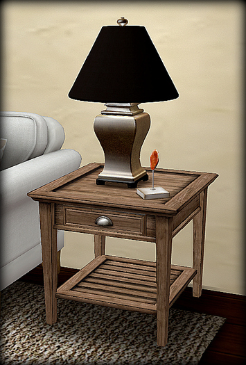 Ash Shaker End Table / Nightstand