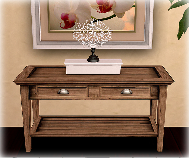 Ash Shaker Console Table