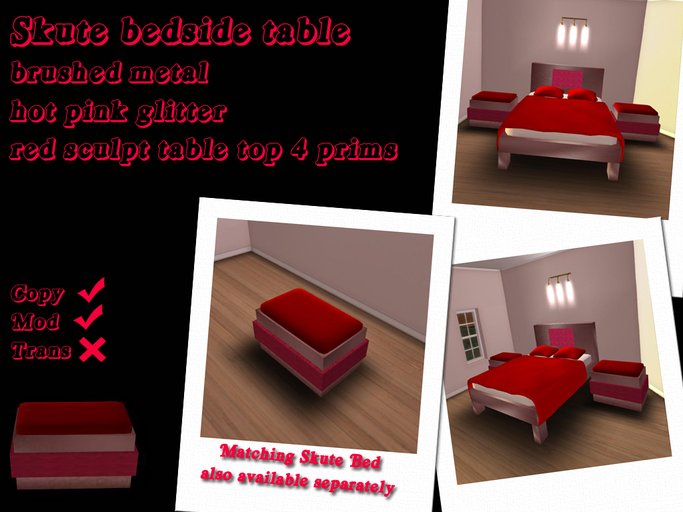 Skute Bed Side Table