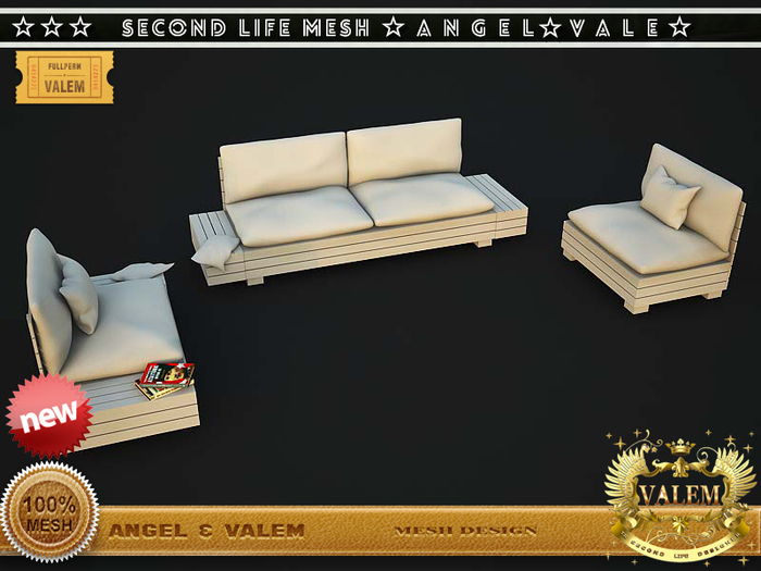 .::VALEM::.  Fullperm Sofa # 1068