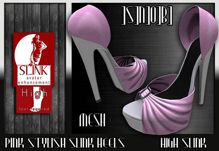 ]S]N]O]B] Pink Stylish Slink Heels (DEMO)