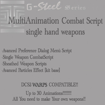 Second Life Marketplace - !!! for Sale !!! G-Steel Multianimation