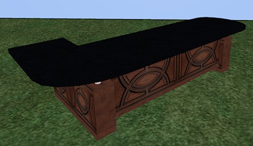 Freya's Finest Mesh Reception Desk 1LI ** DEMO **