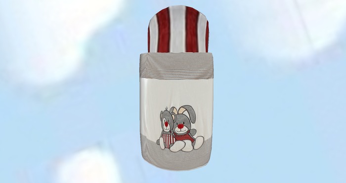 Cozy Quilt for newborns - Bear and Bunny