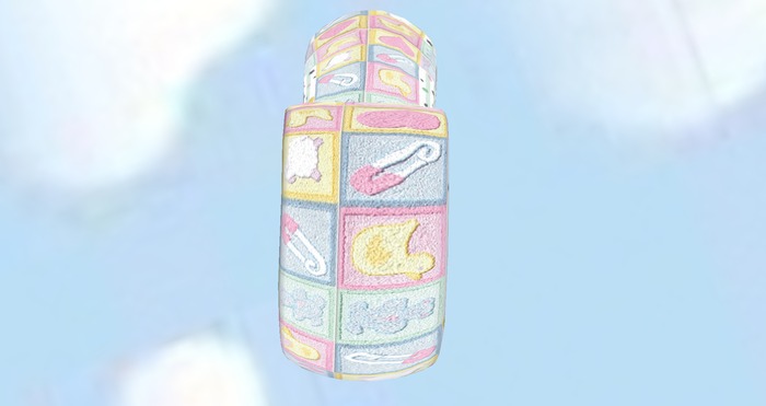 Cozy Quilt for newborns - blue and pink