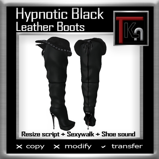 TKA-Hypnotic Black_Leather Boots