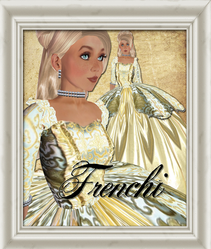 Shabby Chic Frenchi Outfit Resizeable Vintage Dress