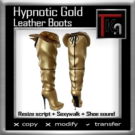 TKA-Hypnotic Gold_Leather Boots