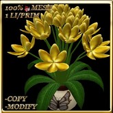 LW_ Tulips in Pot - Yellow (1 LI / Prim)