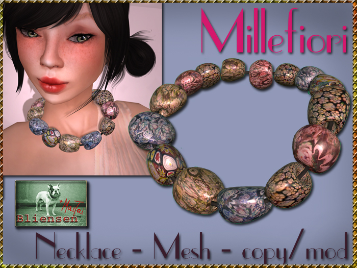 Bliensen + MaiTai - Millefiori - Necklace
