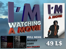 I'M WATCHING A MOVIE (BOX)