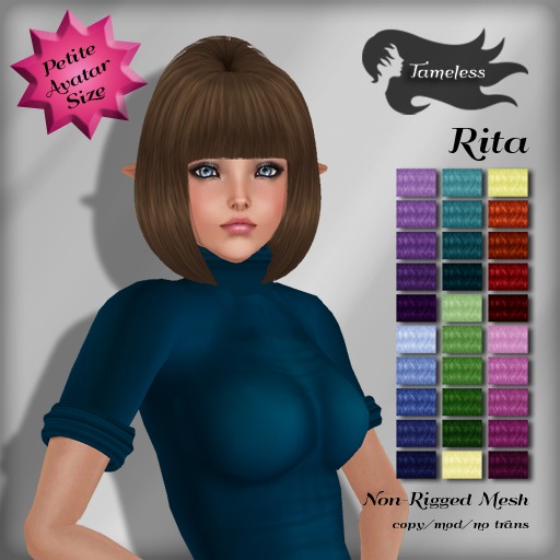 *NEW RELEASE* Tameless Hair Rita (petite) - Fantasy