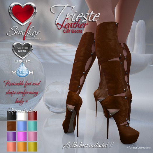 Trieste Knee Boots Leather