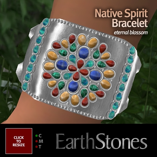 EarthStones Native Spirit Bracelet - Eternal Blossom