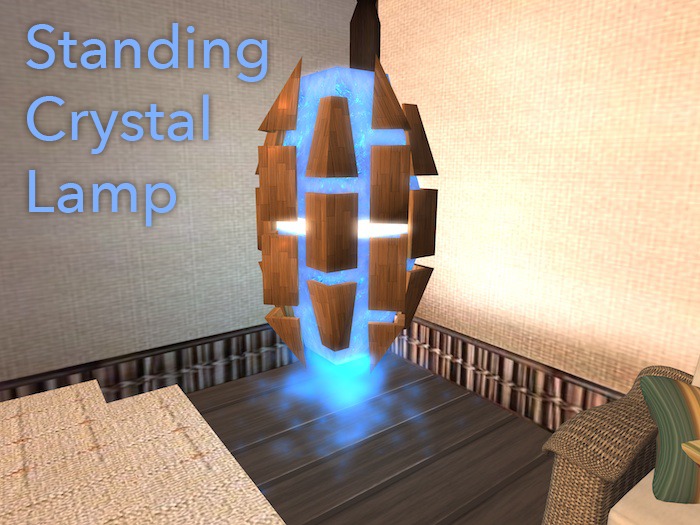Standing Crystal Lamp