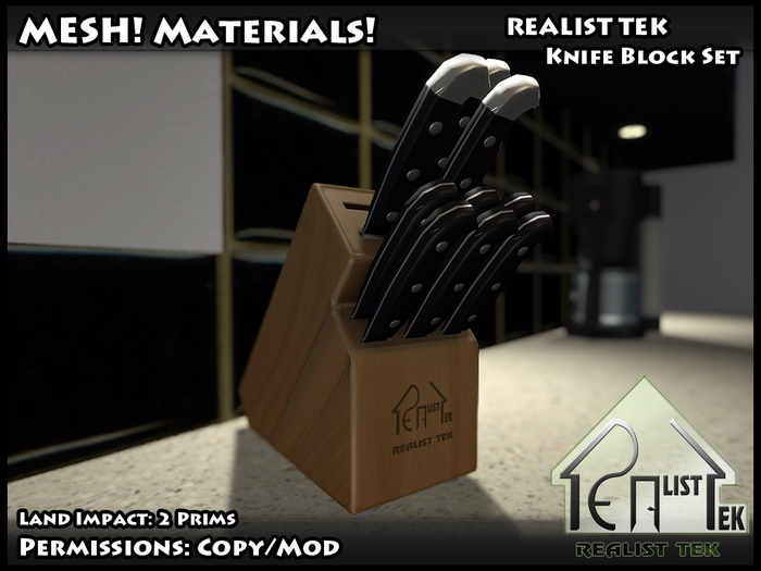 Realist Tek Knife Block Set