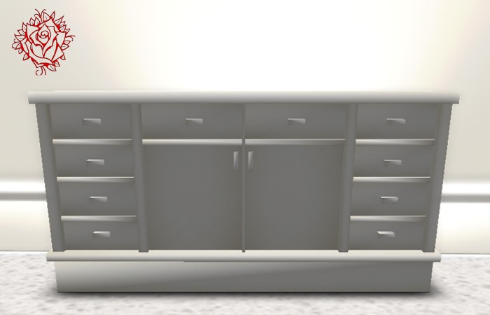 White Wood Sideboard
