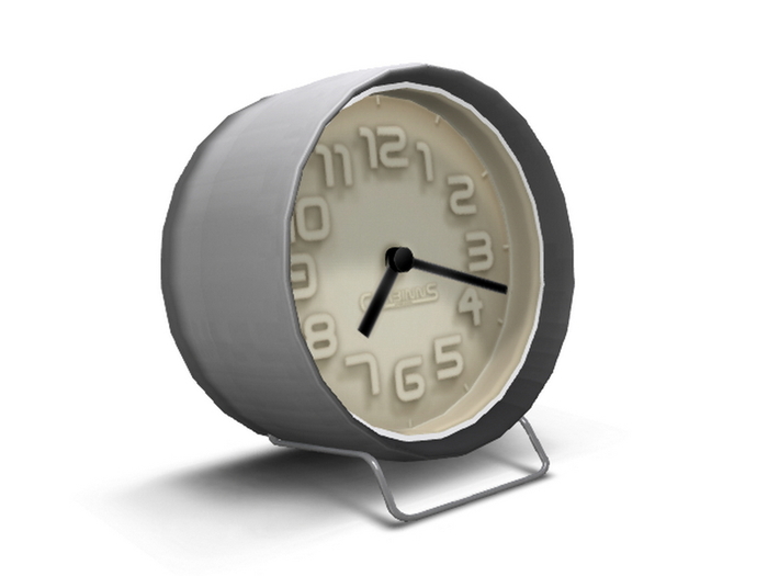 CHABINNS Clock-White-S