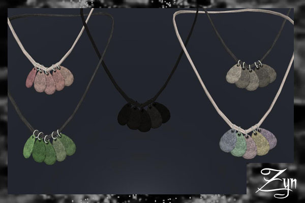 Zyn ~ Flatstone Necklaces ~
