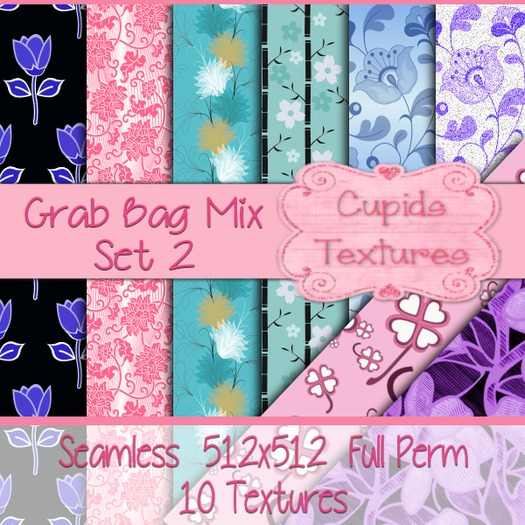 *Cupids Textures * 10 GRAB BAG MIX SET 2