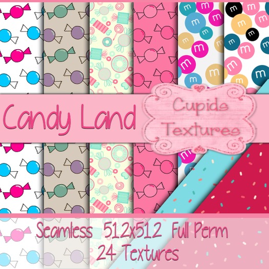 *Cupids Textures * 24 CANDYLAND