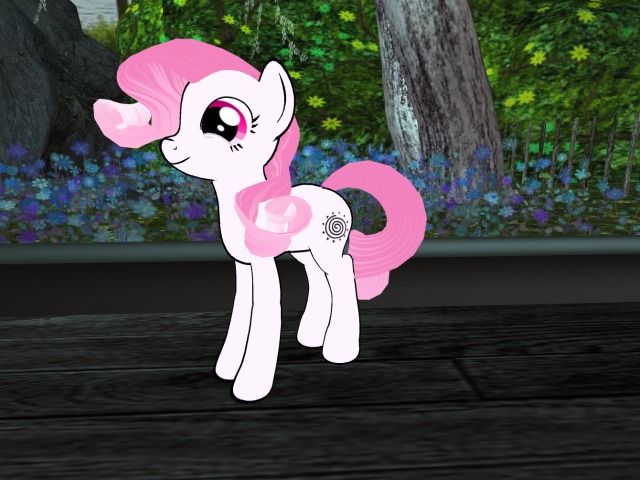 Pony Rarity Pink Mane & Tail (EP)