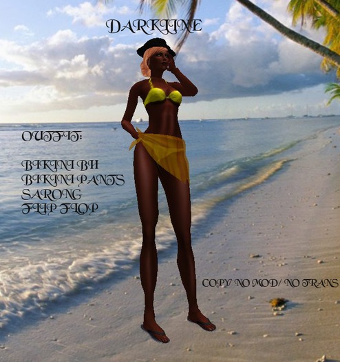<==DARKLINE==>Bikini yellow
