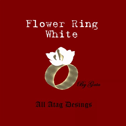 Kayna Flower Ring White VENDOR