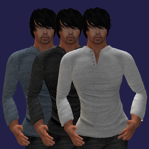 Mens Jersey Tops - Rigged and FitMesh