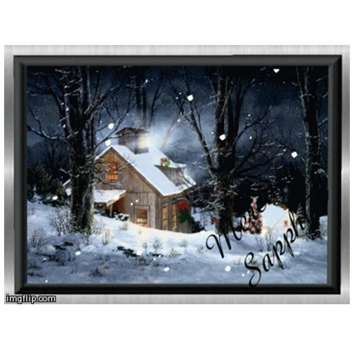 Christmas Snowing 008 Animated Picture