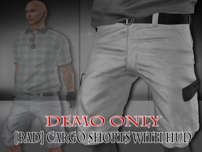 [RAD] DEMO_Summer Polo Shirt & Cargo Shorts Outfit with HUD