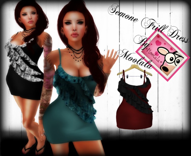 ~*Moolala*~ Semone Frill Dress - Red