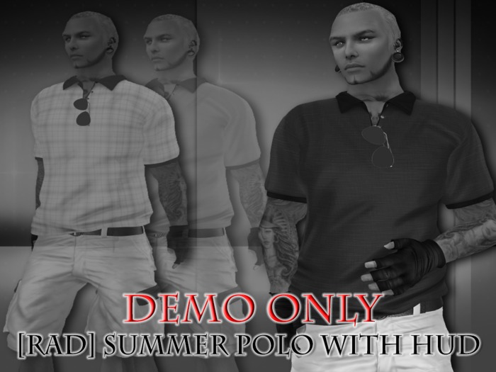 [RAD] DEMO_Summer Polo Shirt with HUD 