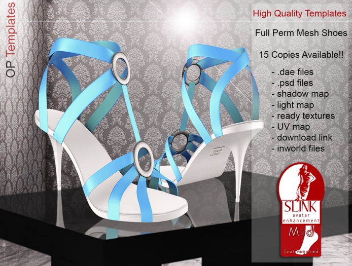 ONLY 15 Paige Slink Heels Mid Feet - Semi Exclusive - Full Permission *OP TEMPLATES* 