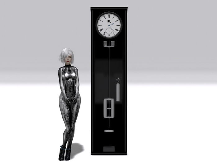 [Px] Black Pendulum Clock
