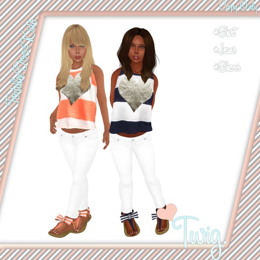 [T.] - Glamorous Heart - Peach