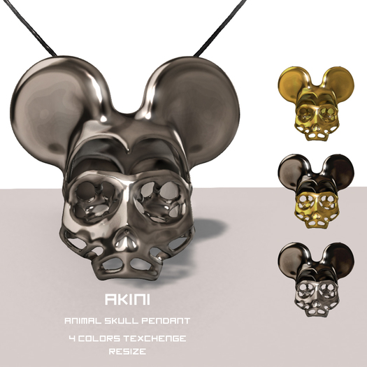 "AKINI"Animal Skull Pendant