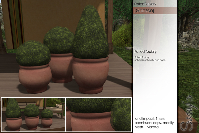 Sway's [Garrison] Potted Topiary