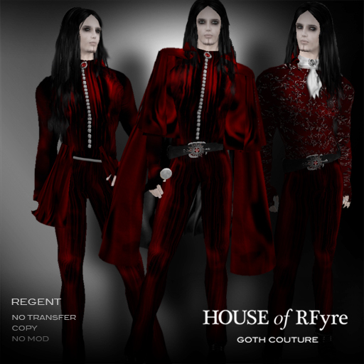 RFyre Regent Crimson TagVampire TagGoth