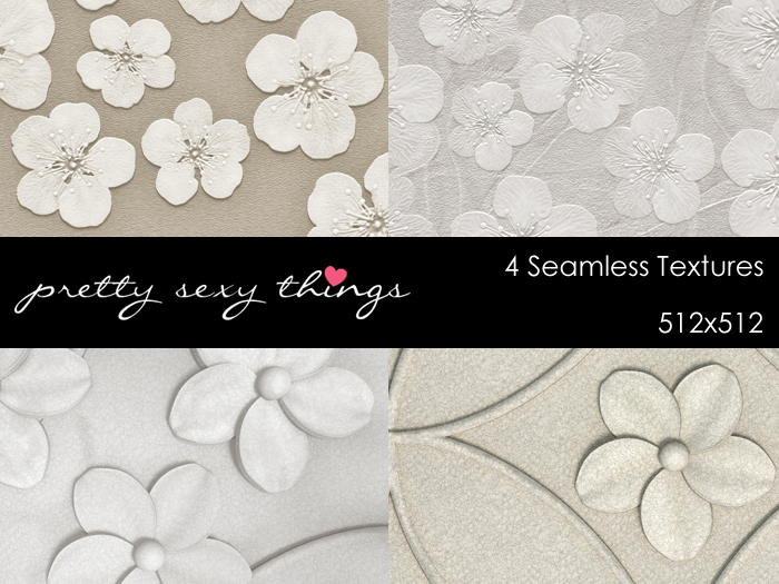 Seamless 3D Flower Textures Full Perm