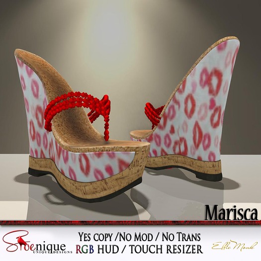 **SD** Marisca Kiss  Wedge Shoes   BSM