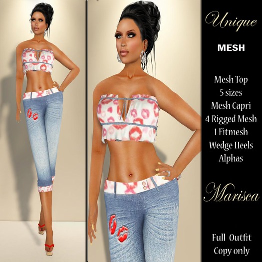 **SD**Marisca Kiss Outfit /Wedges BSM
